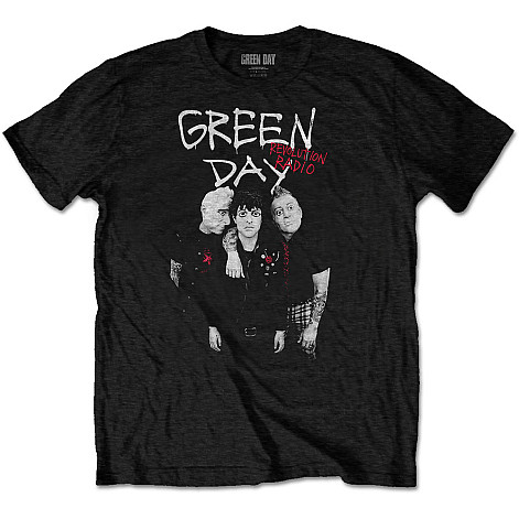 Green Day tričko, Red Hot Black, pánské