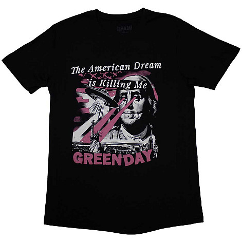 Green Day tričko, American Dream Black, pánské