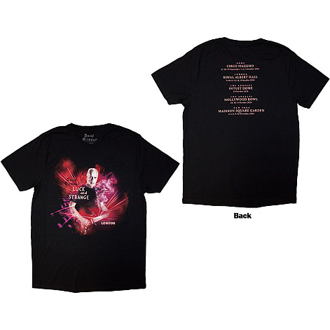 Pink Floyd tričko, David Gilmour Luck & Strange London BP Black, pánské