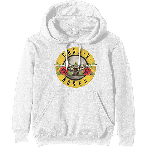 Guns N Roses mikina, Classic Logo White, pánská