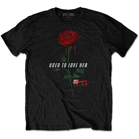 Guns N Roses tričko, Used To Love Her Rose, pánské