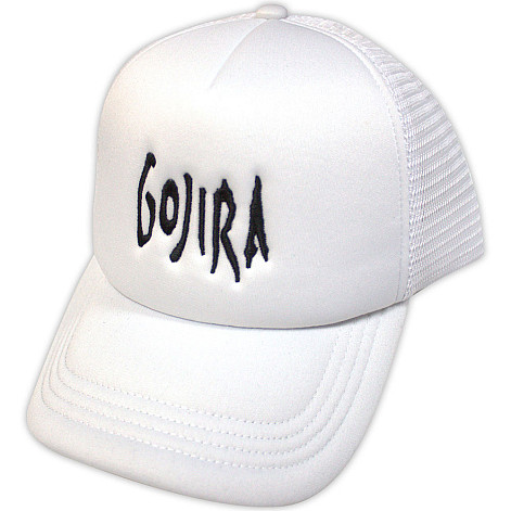 Gojira kšiltovka, Logo Mesh White, unisex