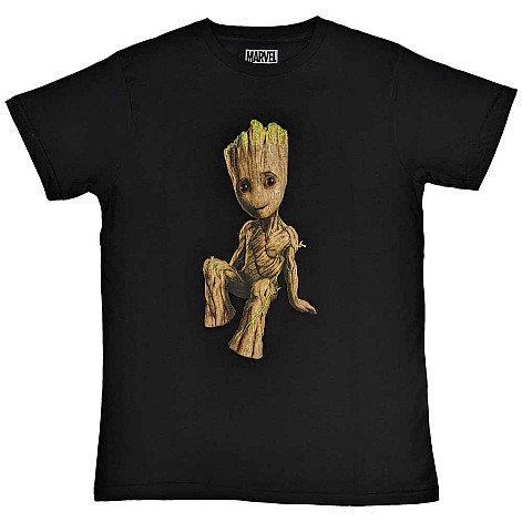 Marvel Comics tričko, Guardians of the Galaxy Groot Perch Black, pánské
