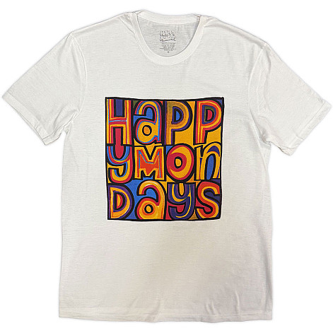 Happy Mondays tričko, Greatest Hits White, pánské