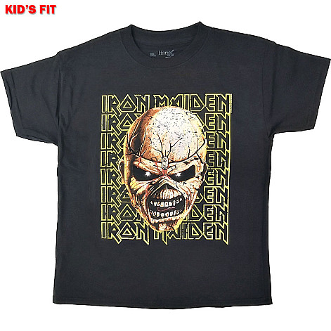 Iron Maiden tričko, Big Trooper Head Black Kids, dětské