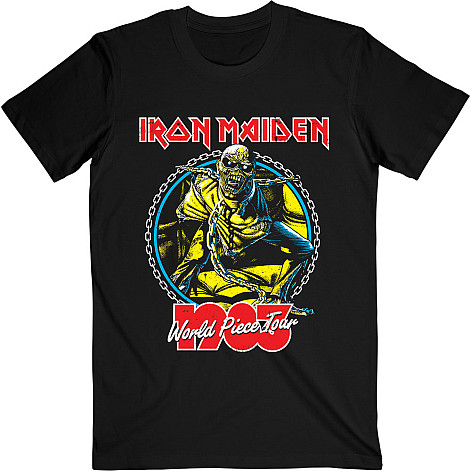 Iron Maiden tričko, World Piece Tour '83 V.2. Black, pánské