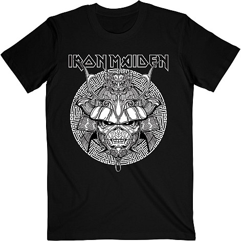 Iron Maiden tričko, Senjutsu Samurai Graphic White Black, pánské