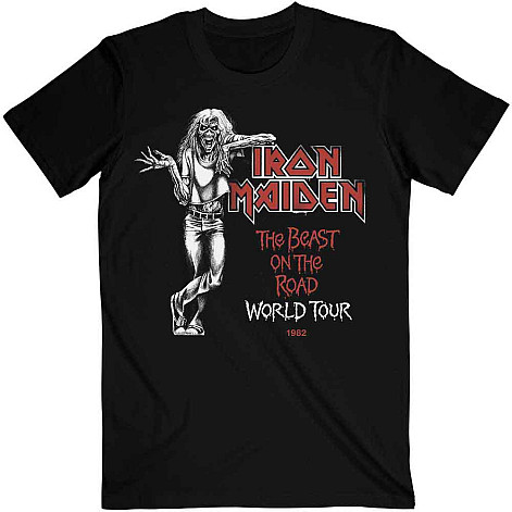 Iron Maiden tričko, Beast Over Hammersmith World Tour '82 Black, pánské