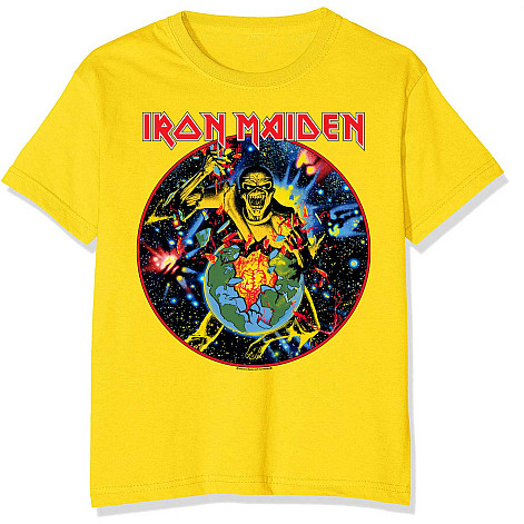 Iron Maiden tričko, World Piece Tour Circle Yellow, pánské