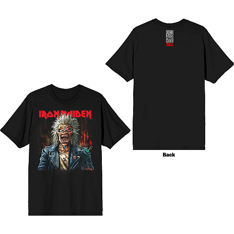 Iron Maiden tričko, Est. 1975 Eddie Scream Portrait BP Black, pánské
