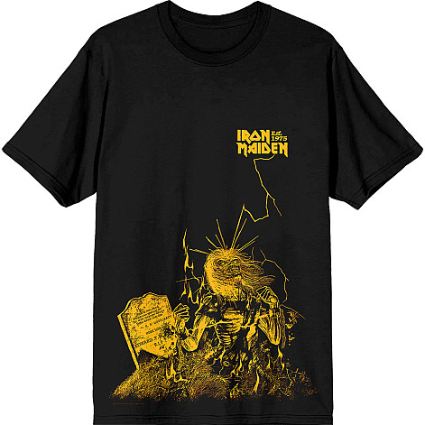 Iron Maiden tričko, Est.1975 Life After Death Lightning Black, pánské