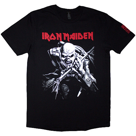 Iron Maiden tričko, 50 Trooper Charge White Black, pánské
