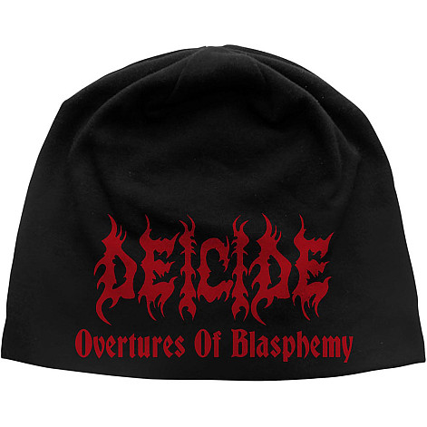 Deicide bavlněný zimní kulich, Overtures of Blasphemy Black, unisex