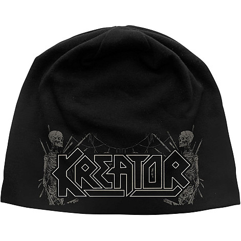 Kreator zimní kulich, Skull & Skeletons Black, unisex