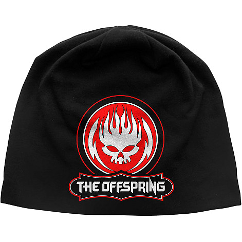 The Offspring zimní bavlněný kulich, Skull Logo JD Print Black, unisex
