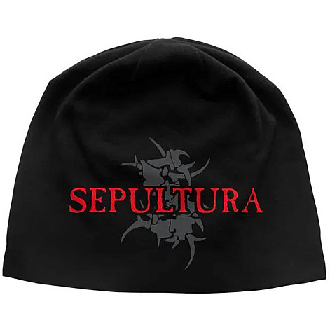 Sepultura zimní kulich CO, Logo & Tribal S JD Print Black, unisex