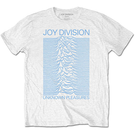 Joy Division tričko, Unknown Pleasures Blue On White, pánské