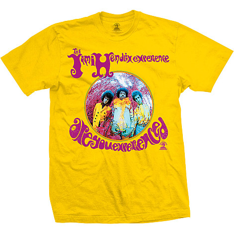 Jimi Hendrix tričko, Are You Experienced Yellow, pánské