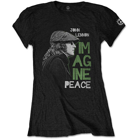 John Lennon tričko, Imagine Peace Girly, dámské