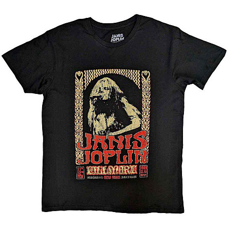 Janis Joplin tričko, Vintage Poster Black, pánské