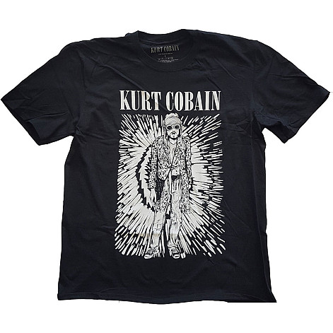 Nirvana tričko, Kurt Cobain Brilliance Black, pánské