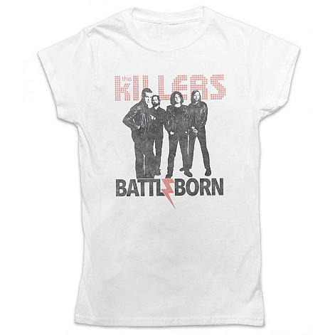 The Killers tričko, Battle Born White Girly, dámské