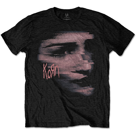 Korn tričko, Chopped Face Black, pánské