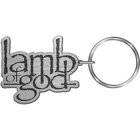 Lamb OF God klíčenka, Logo Metal