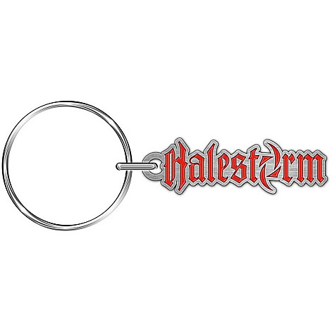 Halestorm kovová klíčenka 45 mm, Logo Die-Cast Relief