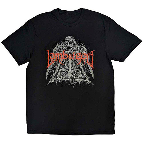 Lamb Of God tričko, Skull Pyramid Black, pánské