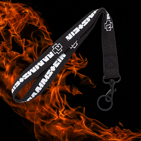 Rammstein klíčenka PES, Ach So Schwer Black, unisex