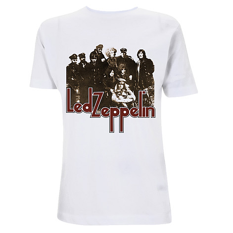Led Zeppelin tričko, LZ II Photo White, pánské