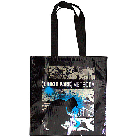 Linkin Park nákupní taška Eco PES 40x38x15 cm/120g, Meteora Black