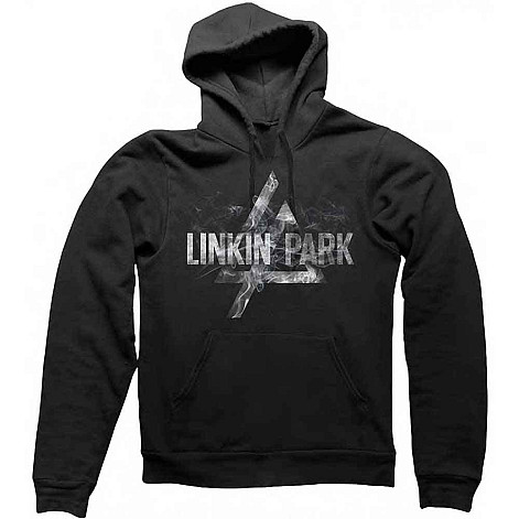 Linkin Park mikina, Smoke Logo Black, pánská