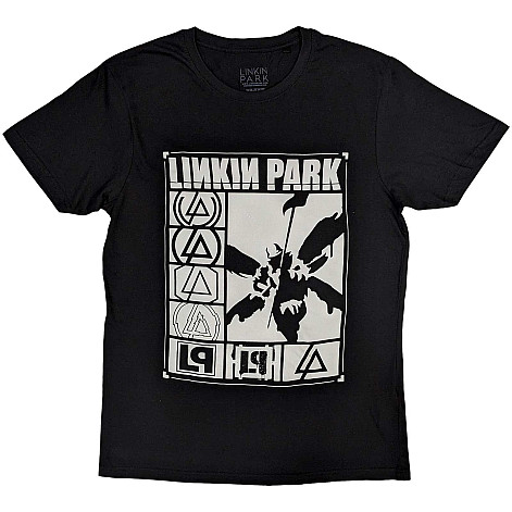 Linkin Park tričko, Logos Rectangle Black, pánské