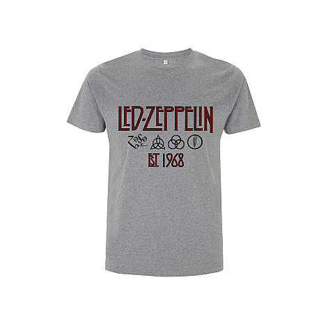 Led Zeppelin tričko, Symbols Est 68 Sports, pánské