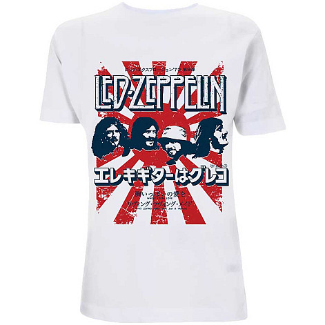 Led Zeppelin tričko, Japanese Burst White, pánské