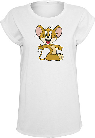 Tom & Jerry tričko, Mouse Girly White, dámské