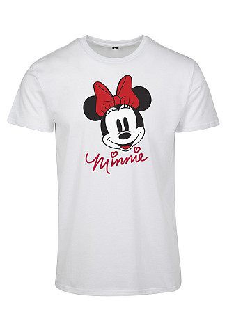 Mickey Mouse tričko, Minnie Mouse Girly White, dámské