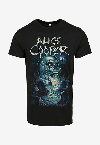 Alice Cooper tričko, Graveyard Blue Black, pánské