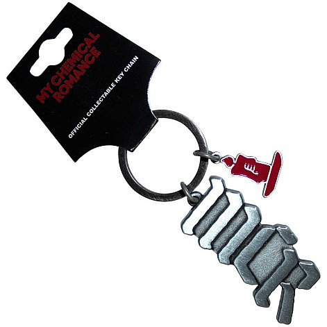 My Chemical Romance kovová klíčenka 52x20 mm, MCR Logo Candle Charm