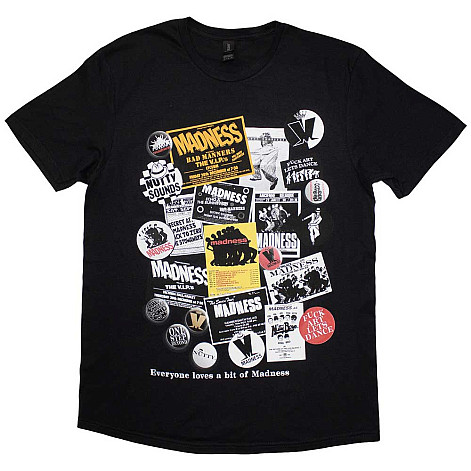 Madness tričko, Posters & Stickers Black, pánské