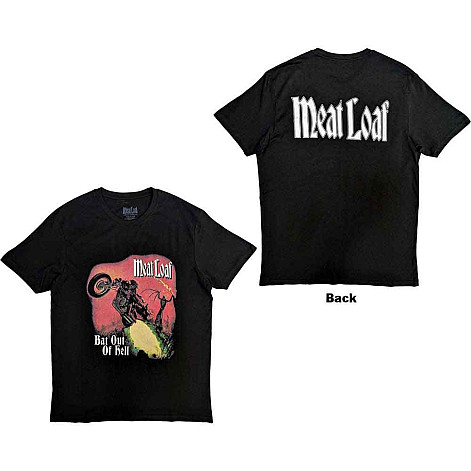 Meat Loaf tričko, Bat Out Of Hell Cover Black, pánské
