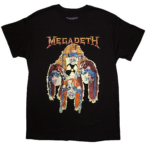 Megadeth tričko, Nuclear Glowheads Black, pánské