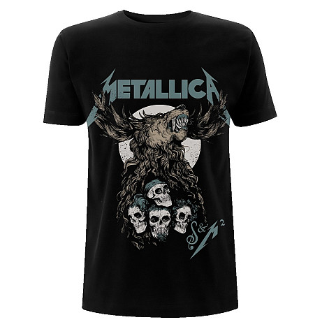 Metallica tričko, S&M2 Skulls Black, pánské