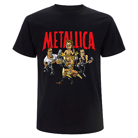 Metallica tričko, Load Chavez Cartoon Black, pánské
