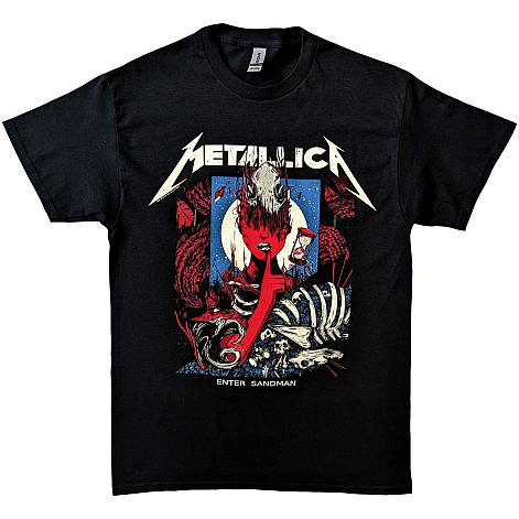 Metallica tričko, Enter Sandman Poster Black, pánské