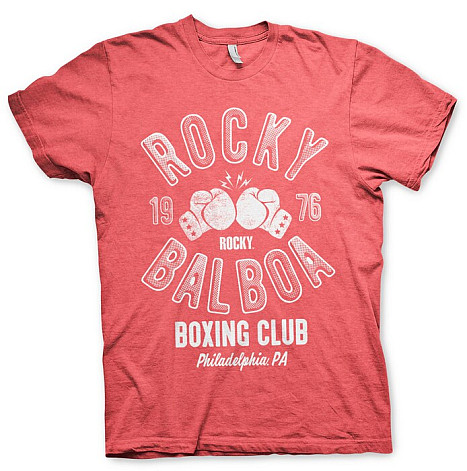 Rocky tričko, Boxing Club Red, pánské