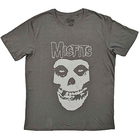Misfits tričko, Logo & Fiend Charcoal Grey, pánské