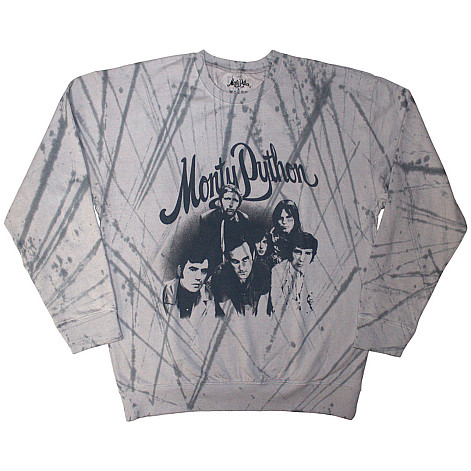 Monty Python mikina, Group Shot Sweatshirt Wash Grey, pánská